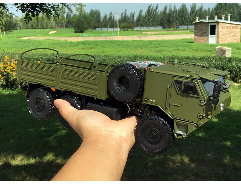 1:24原廠汽車模型 豪沃越野軍車 陝汽軍車 軍用運兵車 卡車模型 仿真