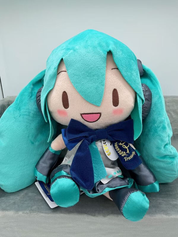 fufu正版[夏促]日版现货 miku初音未来fufu 27 40cm毛绒玩偶公仔景品