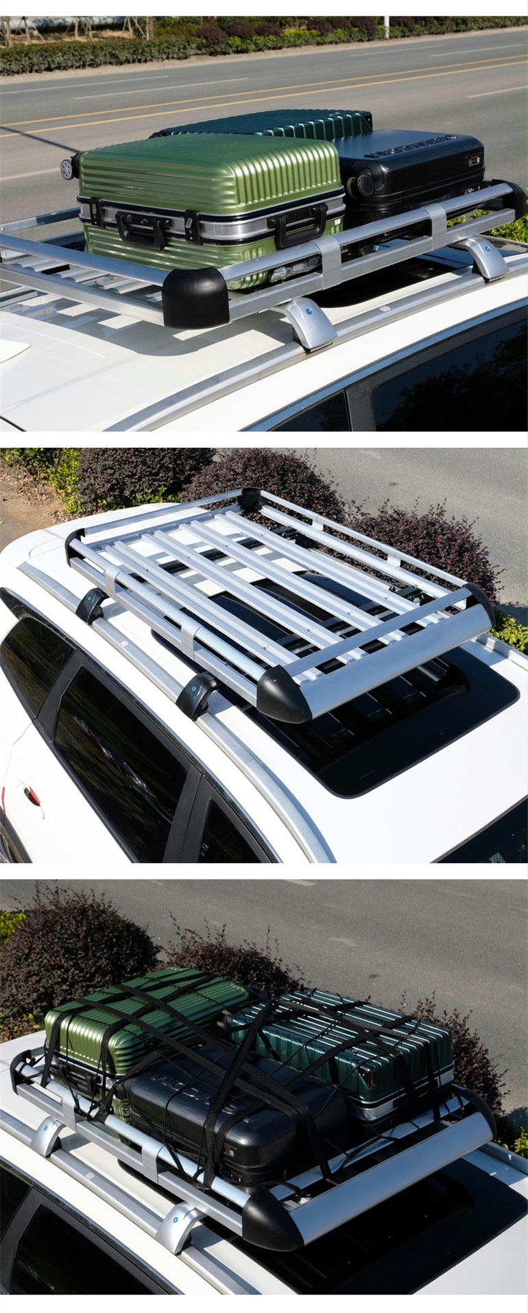 适用理想one车顶行李架专用蔚来es6车顶框领跑t03suv汽车改装旅行货架