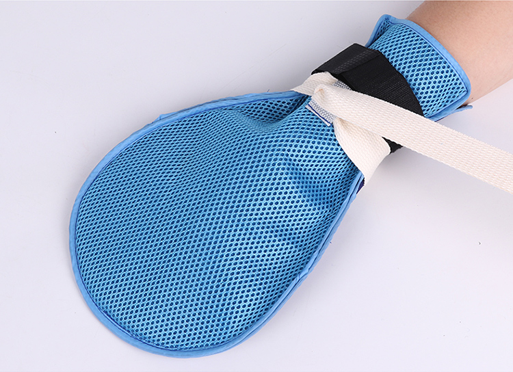 约束手套卧床老人防抓挠防拔管手套乒乓球病人护理束缚固定带手套