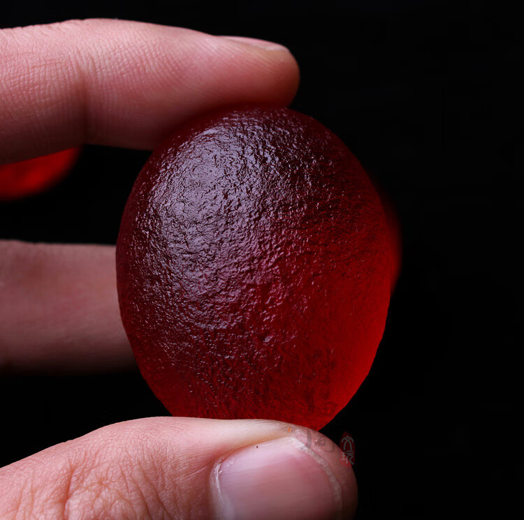 原色库尔勒血陨石挂坠把玩原石diy吊坠疗愈灵性招财宇宙能量库尔勒血