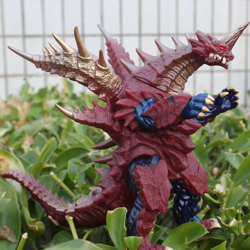 大魔王兽 软胶大怪兽玩具 大号怪兽软胶 骷髅哥莫拉