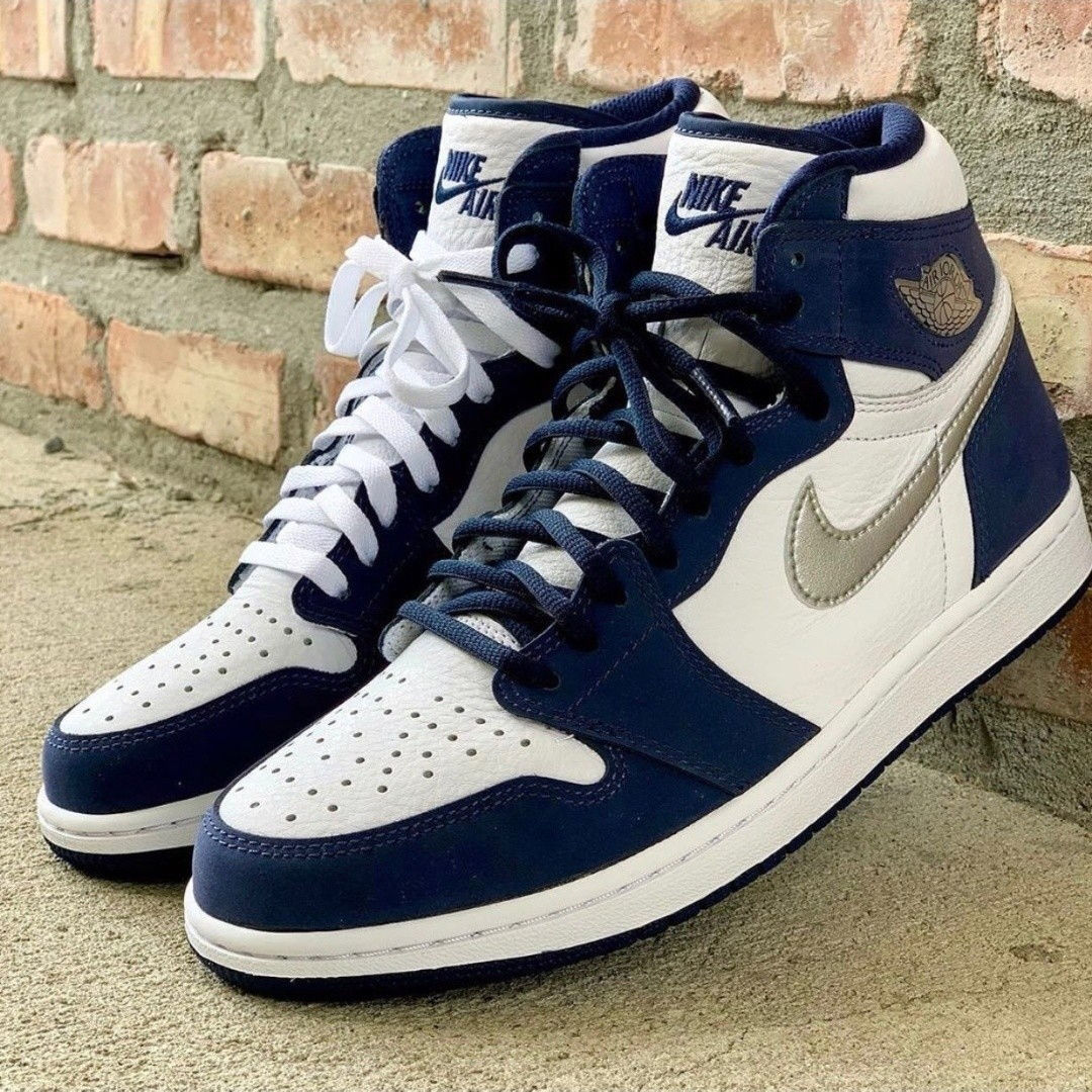 莆田纯原aj1高帮男鞋女high摩卡倒钩黑粉学生校园情侣复古篮球鞋