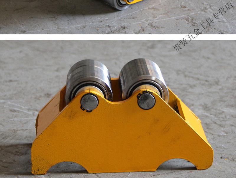 鸿中工匠 切管机配件 管托架20-50管托架镀锌管托辊架电动割管机滚轮