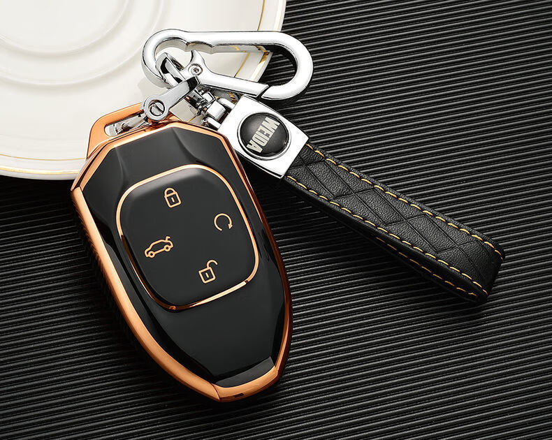 22款广汽传祺影酷钥匙套 影酷汽车遥控器保护壳扣钥匙包 d款【奶奶灰