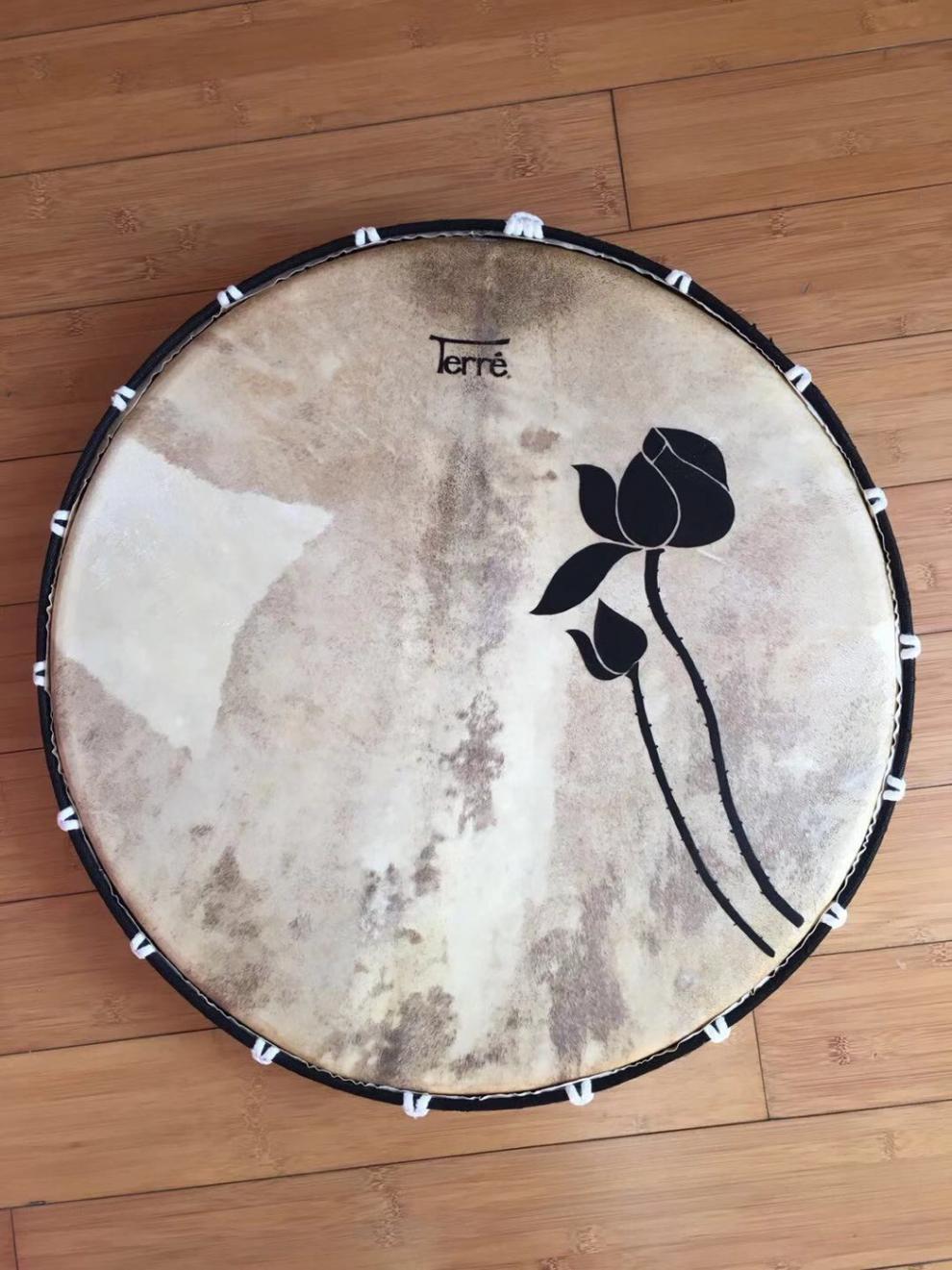 德瑞terre德国品牌进口牛皮鼓shaman手鼓声音低沉框鼓音乐疗愈鼓