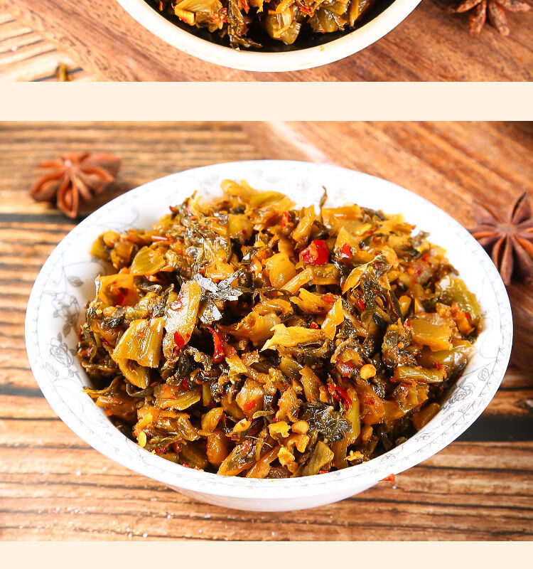 云南特产弥渡酸腌菜农家酸菜香咸菜下饭菜200g老土罐酸菜米线调料200