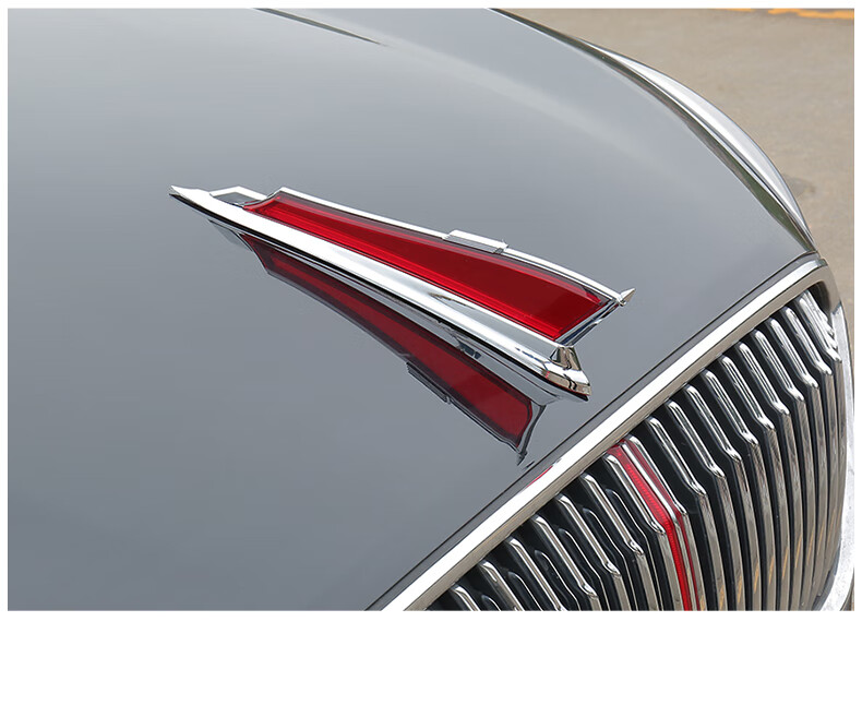 适用于2022款红旗h9车标h5h7立标加高改装 红旗·大旗立标l5款【替换