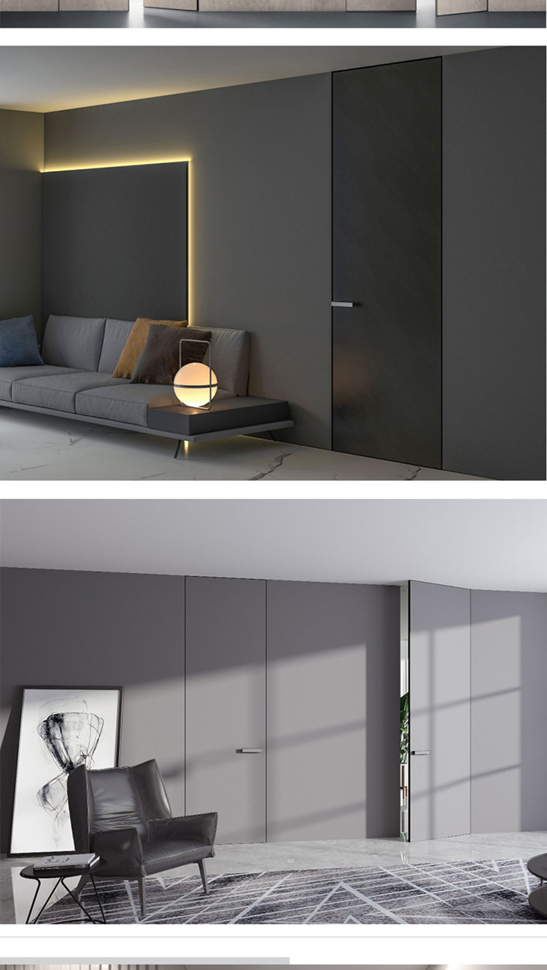 慕马慕饰 北京全屋定制隐形铝木门室内平开实木复合生态静音隐形门