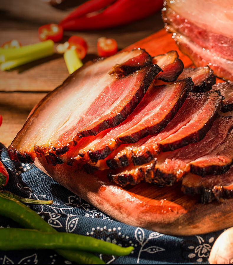 五花肉腊肉乡里五花腊肉正宗柴火烟熏腊肉湘西腊肉土猪肉农家五花腊肉