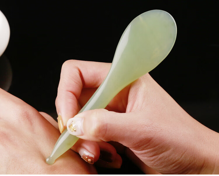 玉石拨筋棒美容棒女头部经络美容院砭石头疗面部拨经棒通用sn6950