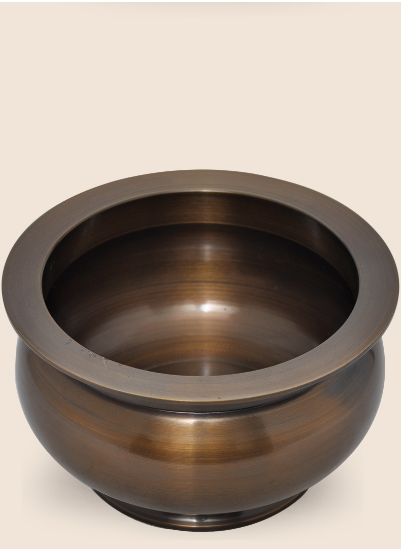 仿古铜香炉敬神拜佛用品焚香炉烧香香薰炉佛堂佛教供奉供佛摆件 9寸