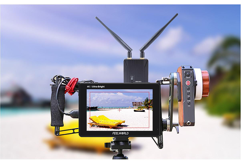 富威德 7英寸导演监视器单反相机微单摄像机hdmi视频4k触摸摄影显示器