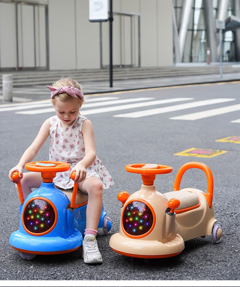 好孩子儿童扭扭车1一3岁防侧翻万向轮宝宝妞妞男女孩网红大人可坐溜溜