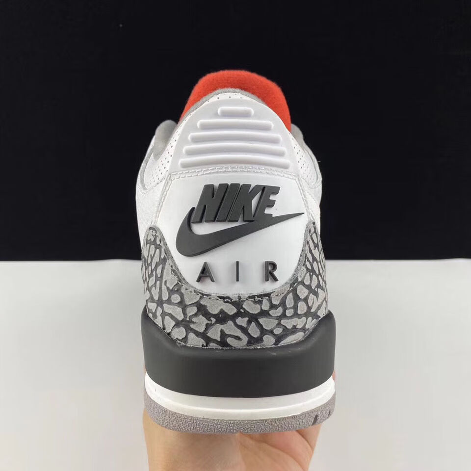 纯原aj3中帮jth联名款经典复刻男女情侣休闲运动鞋学生流行板鞋 白色