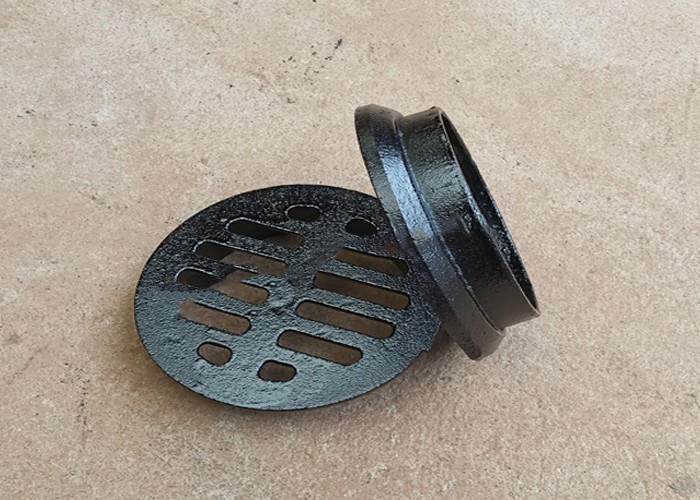 铸铁内插式地漏dn75 100 150 简易承插地漏盖子篦子养殖承重地漏t9 50