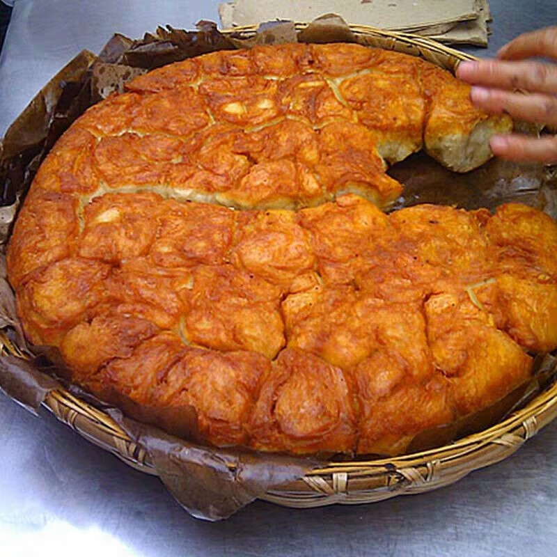 甘肃天水猪油盒子西北特色美食早餐馍烤馒头花卷油馍馍现做现发150g
