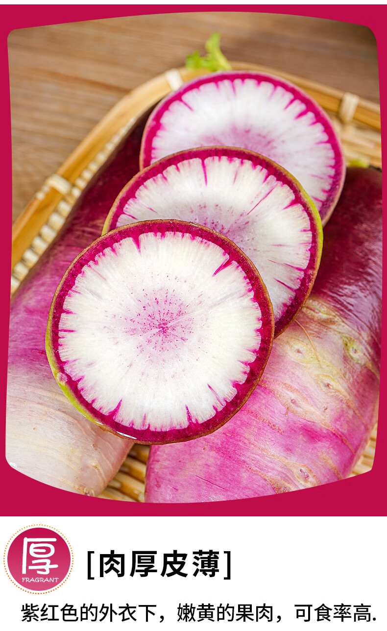 新鲜冰糖心萝卜10斤冰淇淋水果萝卜冰激凌甜脆型潍坊生吃红心萝卜5斤