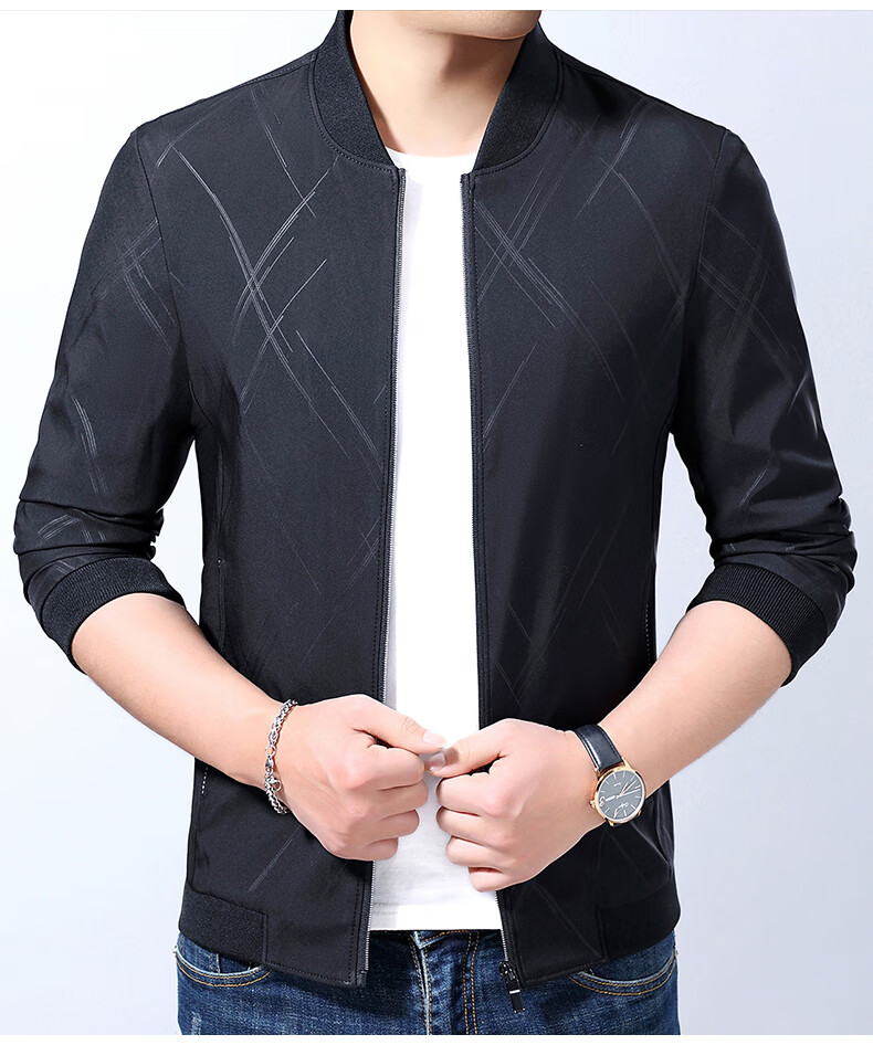 花花公子(playboy)2020春季新品韩版潮流春款夹克棒球服衣服男春装
