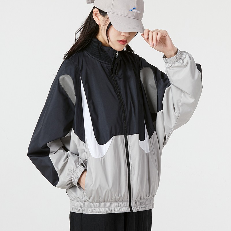 nike耐克女装秋季新款运动服时尚潮流休闲防风透气夹克外套cz1425684