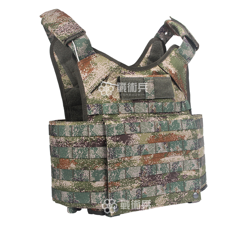 战术兵新式迷彩特战战术背心训练钢丝快拆防弹马甲1000d尼龙防刮耐磨