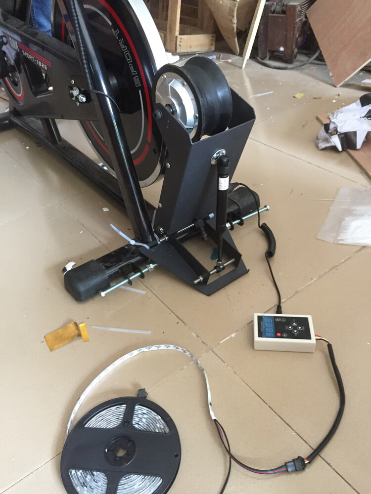 健身发电车动感单车发电机自行车健身脚踏手摇发电器材游戏道具 防水