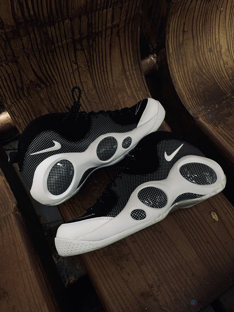 烽火nike air zoom flight 95 黑白 基德大眼睛篮球鞋 dm0523 001 dx