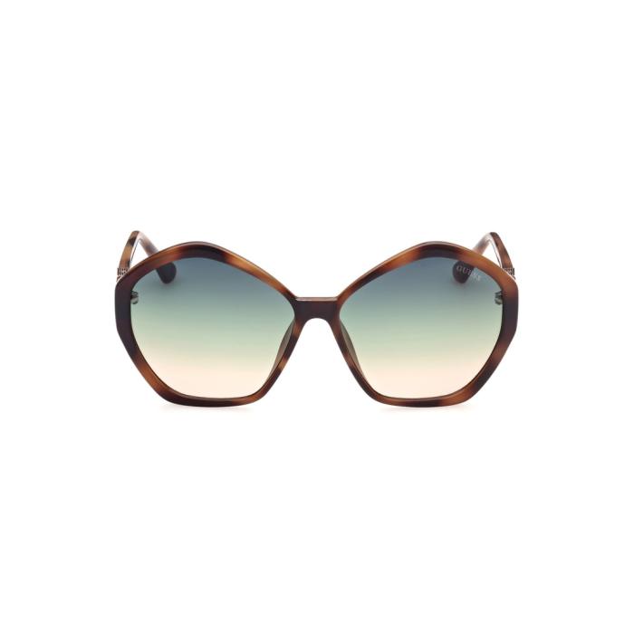 盖尔斯guess女士太阳镜五边形几何渐变色镜片塑料镜框uv