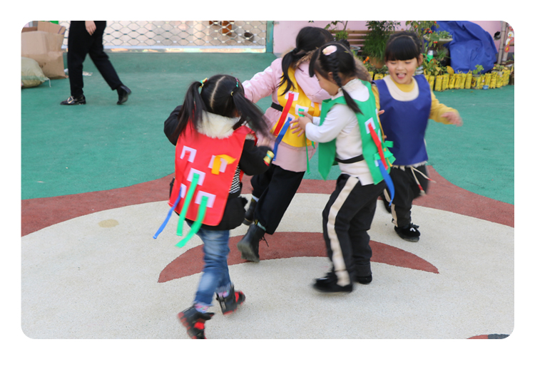 揪尾巴幼儿园抓尾巴背心玩具儿童粘球衣户外体育游戏感统训练器材