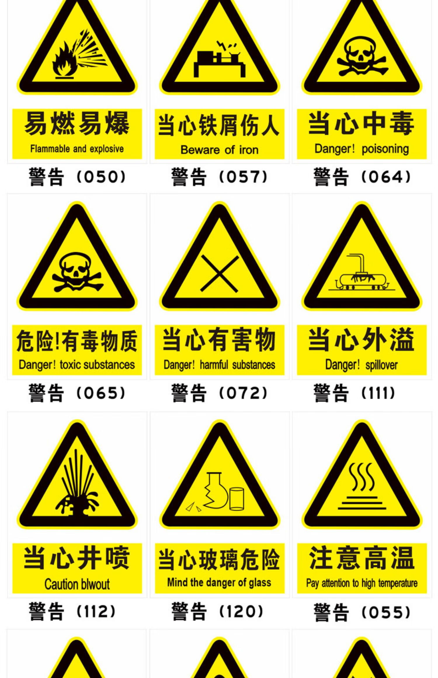 黎明之夜危险化学品存储处危险品存放区标识牌提示牌实验室化学品仓库