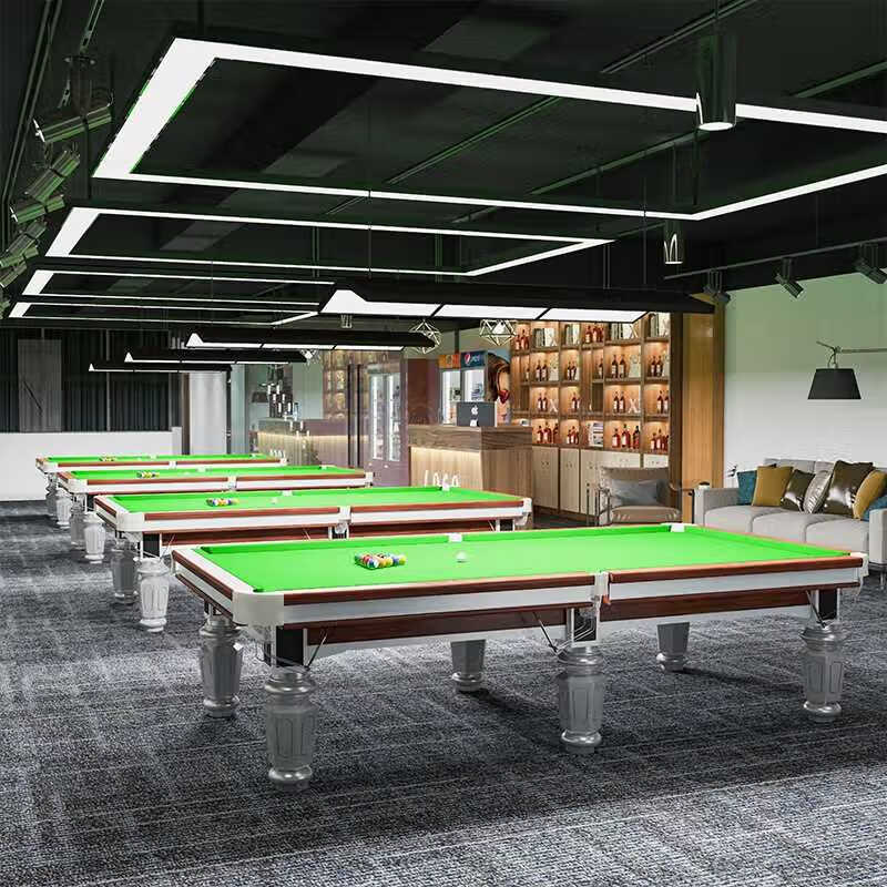 璟点台球桌 台球桌中式黑八商用球厅专用钢库美式桌球台家用大理石