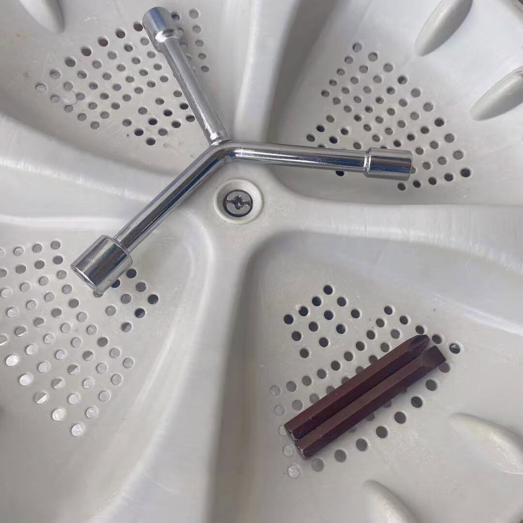 拆洗衣机内筒工具专用拆卸波轮滚筒套筒扳手内六角螺丝刀 二件套三角