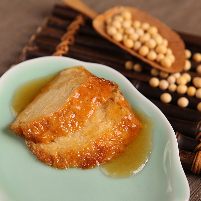 老上海龙华寺特产 素鸭纯素豆腐皮豆干豆制品非转网红素食休闲零食小