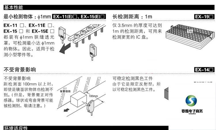 松下光电开关ex-11ea/eb/14a/14b/13a/13b/13ea/11b/ebdep ex-11ea
