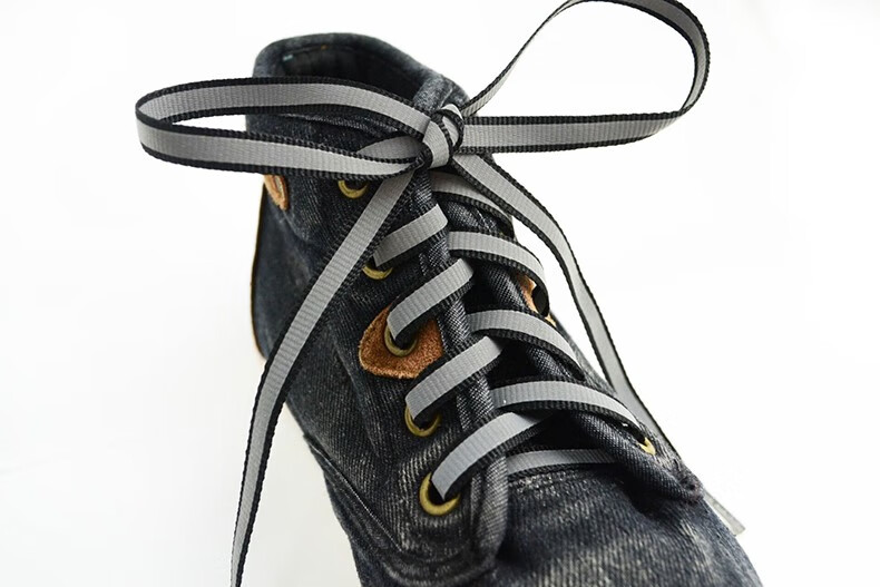 适配新··百伦空军一号fa1反光鞋带扁平男女板鞋跑步鞋篮球鞋运动