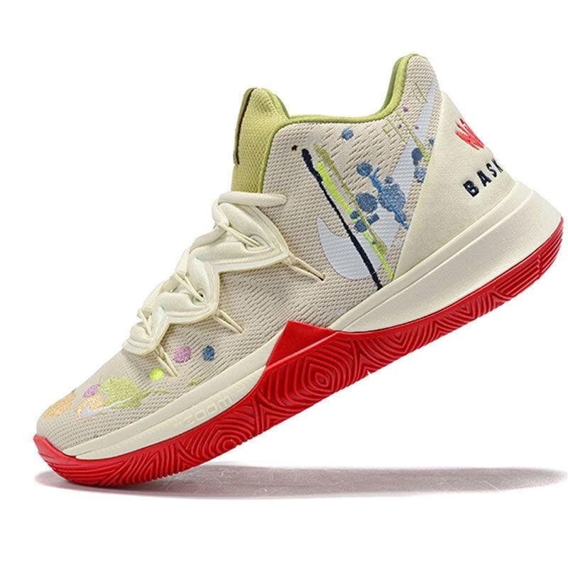 欧文5代篮球鞋纯原kyire5代鸳鸯黑白男女实战气垫运动耐磨球鞋 派大星