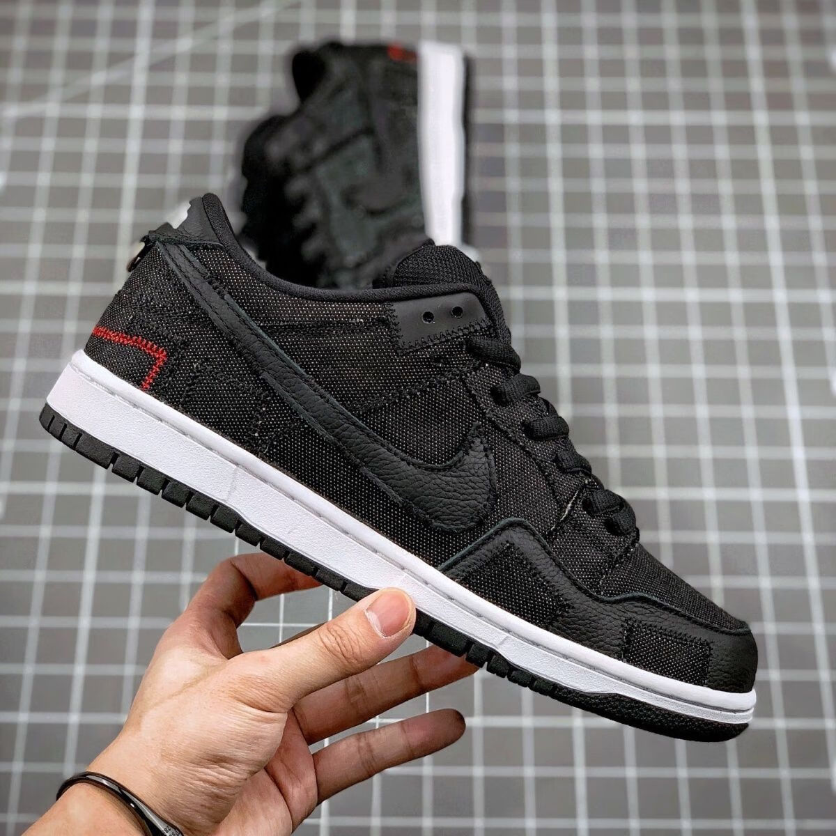 【官方旗舰】aj·1 dunk_low-sb废柴青年联名黑红男女低帮滑板鞋 1 36