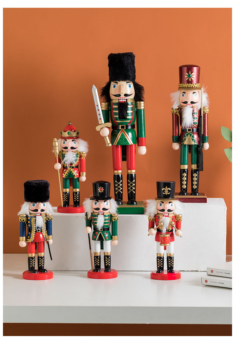 【国内专柜】创意胡桃夹子士兵小摆件客厅玄关家居装饰品儿童房间卧室