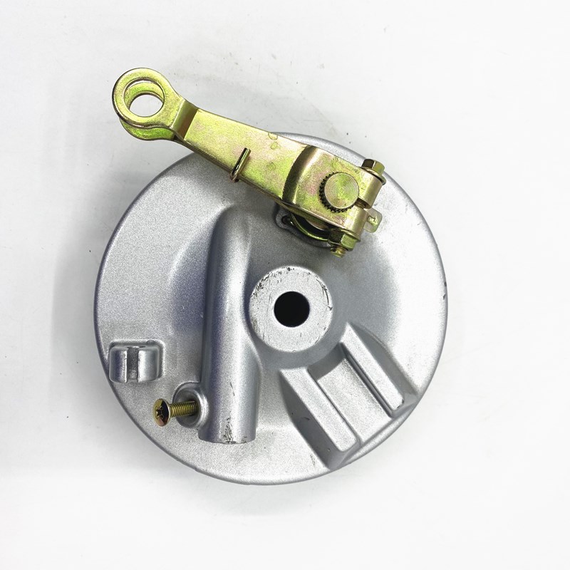 适用弯梁车配件泰本田110大阳6301轴承摩托车前刹车前制动鼓盖总成 前