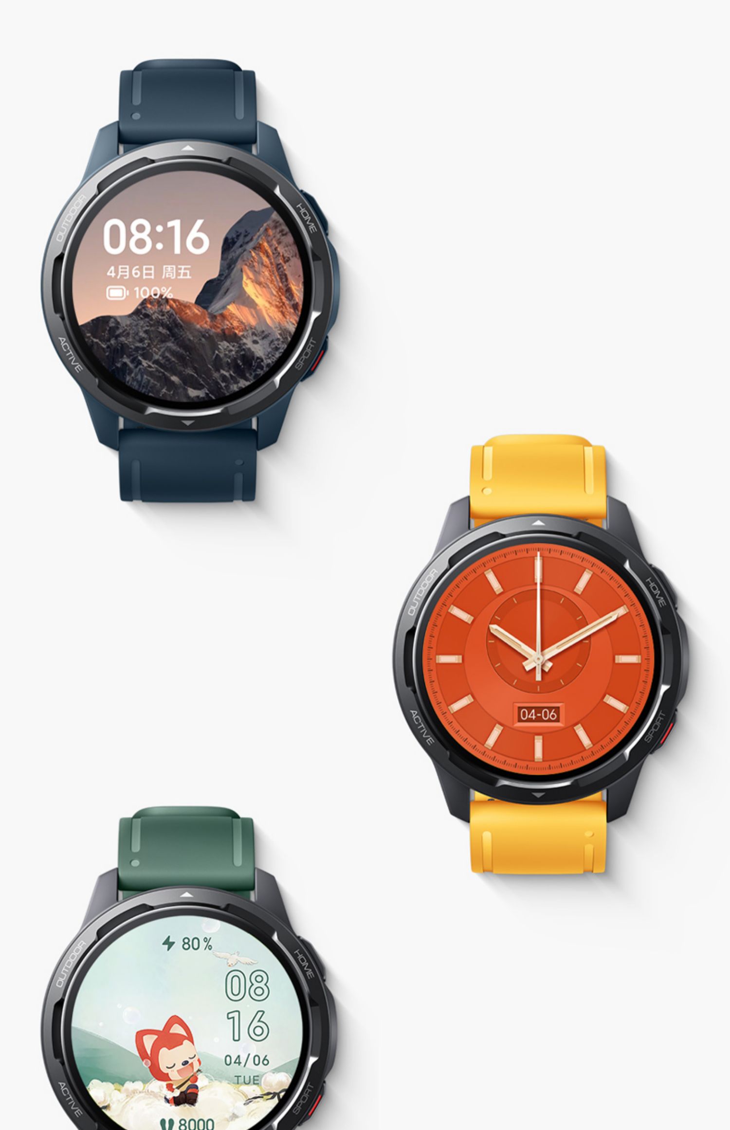 小米mi通用智能手表xiaomiwatchcolor2蓝牙通话双频gps精准定位专业