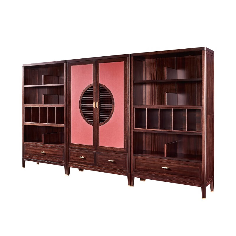 南洋胡氏鸿运系列hz9920茶台茶椅茶凳组合茶柜全实木家具高端新中式