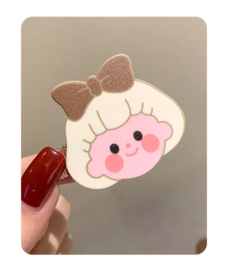 bapolicc卡通日系发夹女可爱小夹子头饰刘海侧边发卡儿童鸭嘴夹卡子