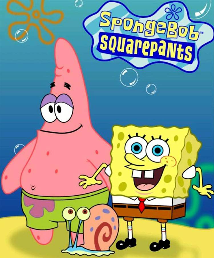 娃娃抱枕儿童玩偶生日礼物女生8海绵宝宝80厘米海宝70厘米大星两只装