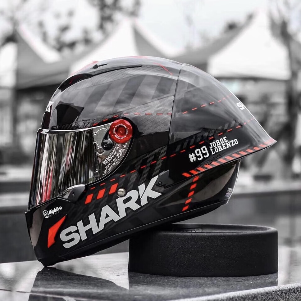 shark&bee2022年新款精美高档品质shark race r pro冬测大尾翼头盔 30