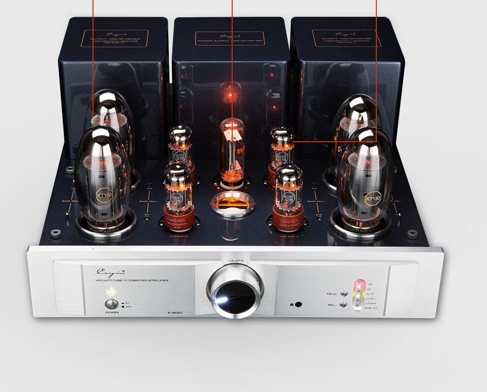 凯音cayincayina200t凯音斯巴克功放大功率hifi推挽胆机发烧级电子管