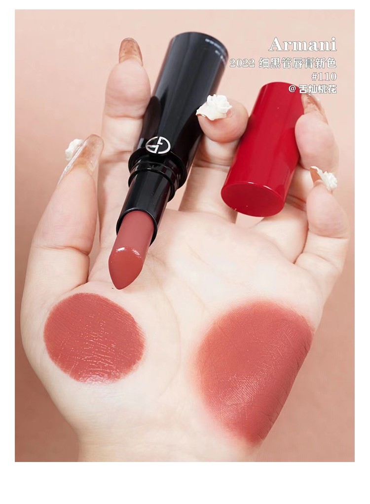 阿玛尼红黑细管哑光口红102645446544 哑光唇膏#105 现货【图片 几耨