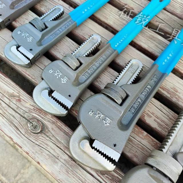 拉法斯 金达美式重型管子钳8寸-48寸水管钳圆管钳钢管安装钳水龙头