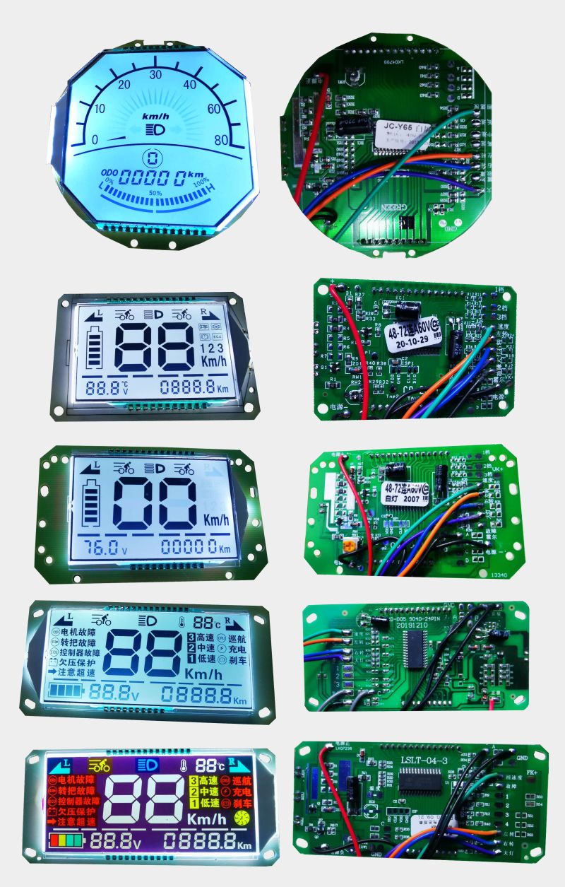 适用于电动车液晶仪表显示屏led雅迪正负控支持蓝德一线通故障线路板