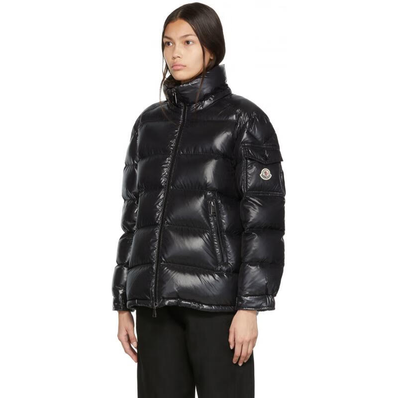 moncler盟可睐 羽绒服女士奢侈品 黑色 maire 羽绒夹克 999 black 3us