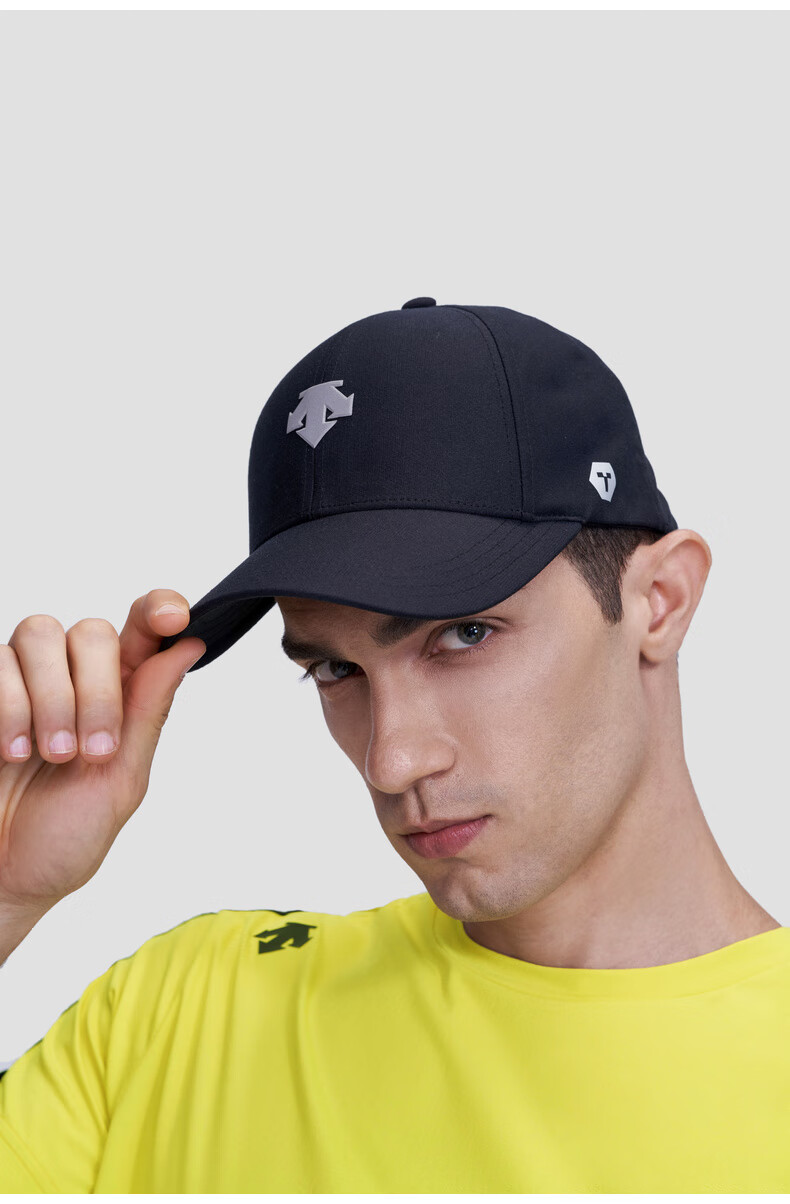 迪桑特(descente) training系列 男女同款棒球帽 d2333tcp02 白色-wt